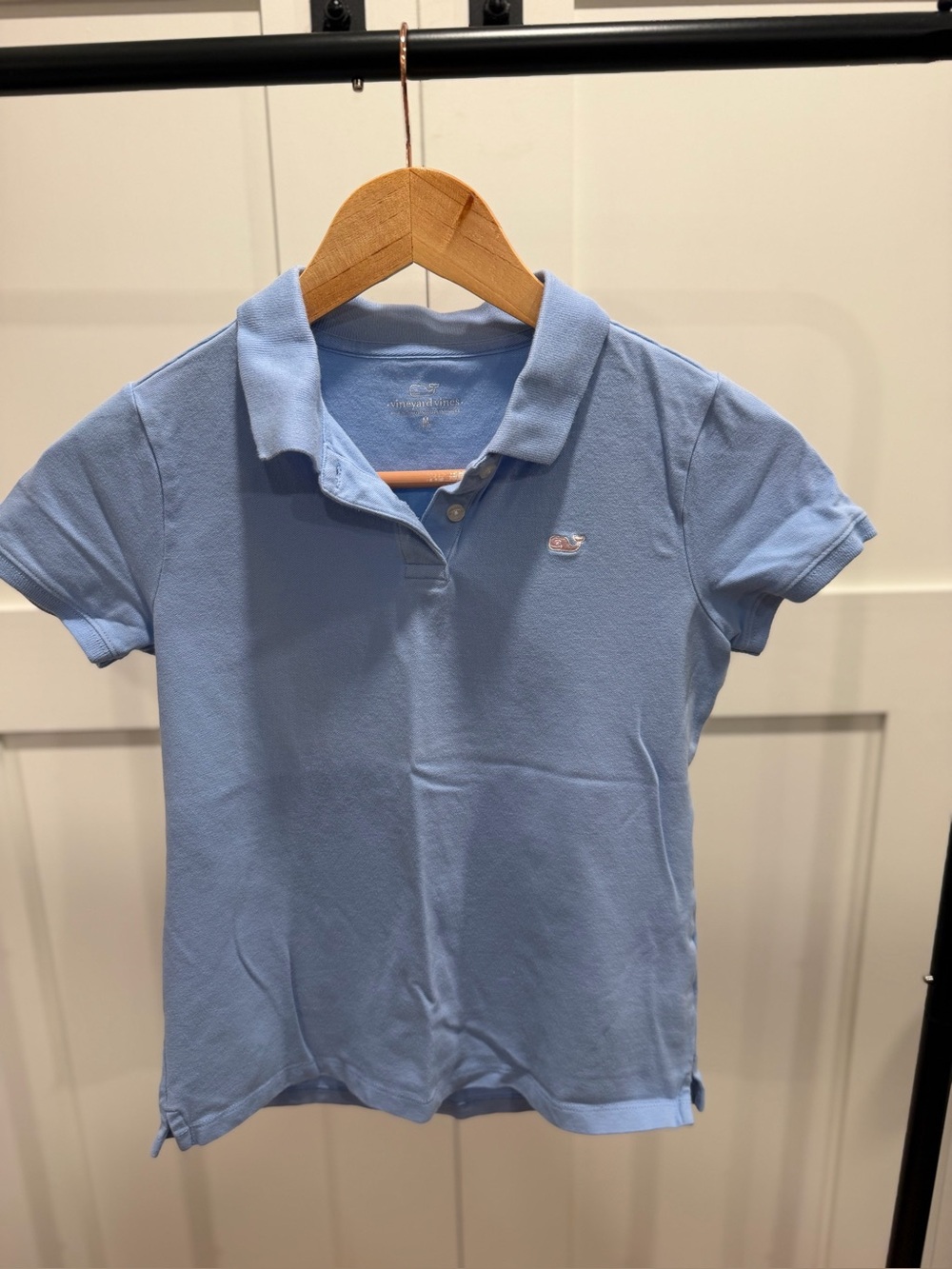 Vineyard Vines Girls' Light Blue Polo Shirt
